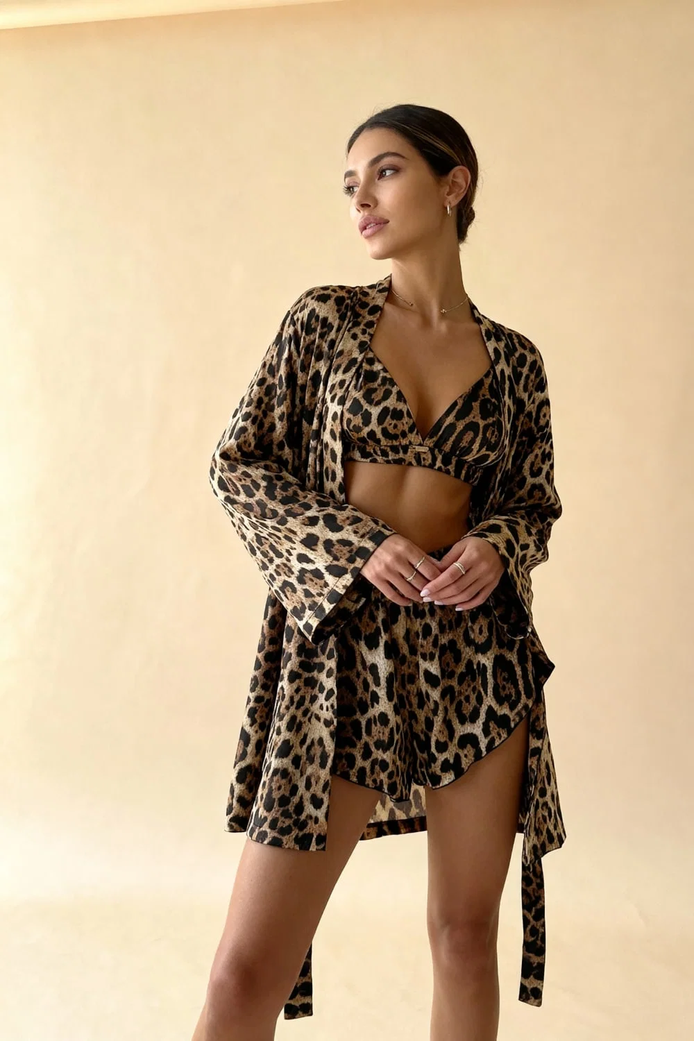 Pijama Felina Leopardo — Leopardo